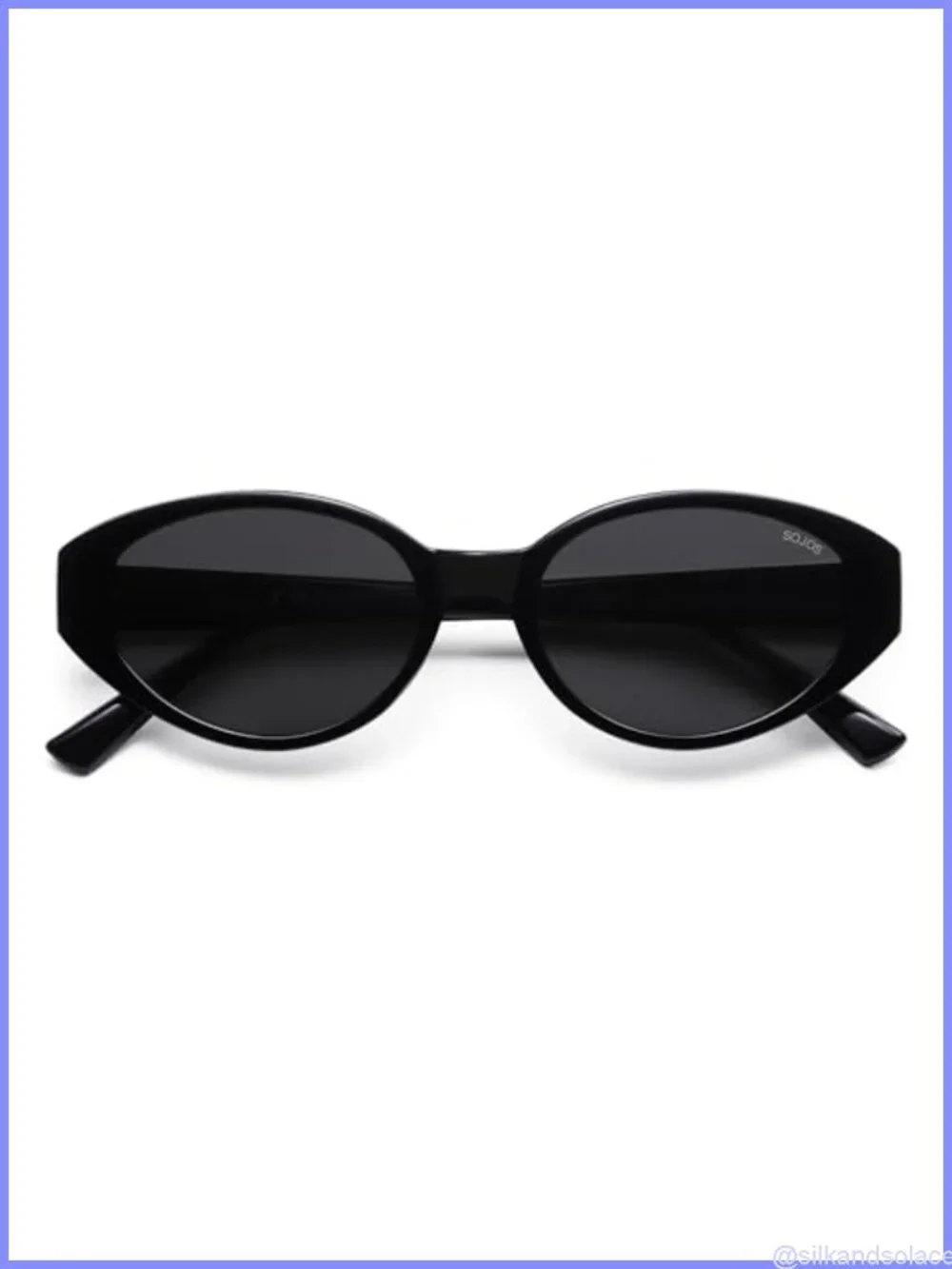 Retro Oval Cat Eye Polarized Sunglasses UV400 Lightweight Unbranded